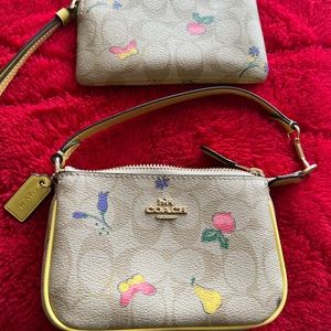 Coach Nolita and wristlet.